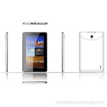 White 3G 7 inch Glasses Free 3D Tablet Android 4.2 with Dua